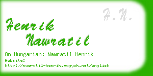 henrik nawratil business card